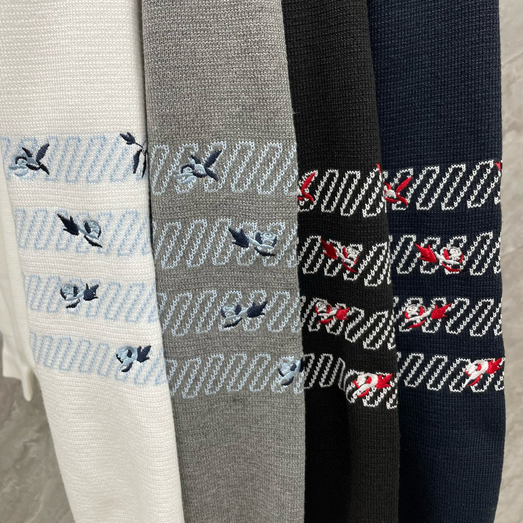 Embroidered sweater