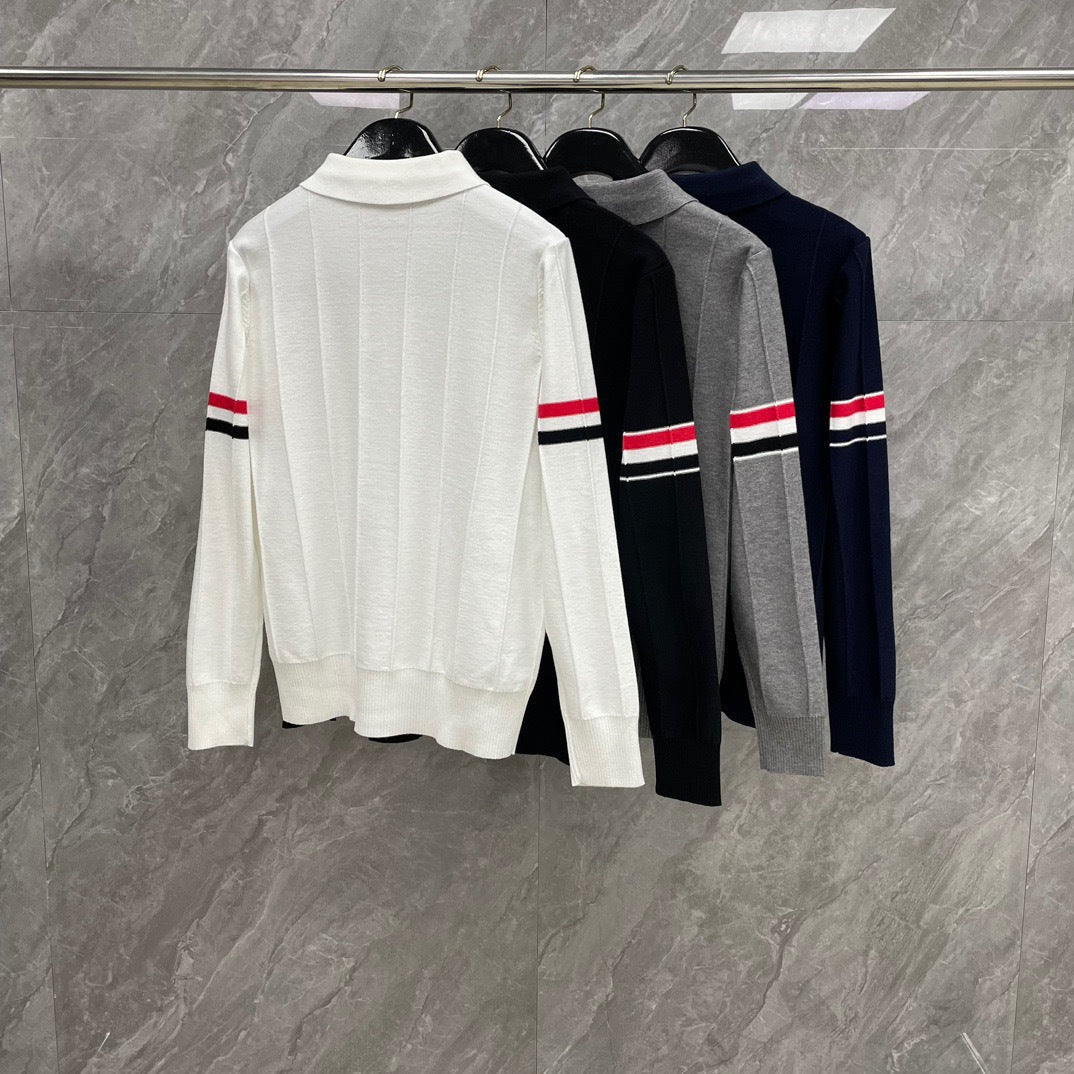 POLO collar sweater