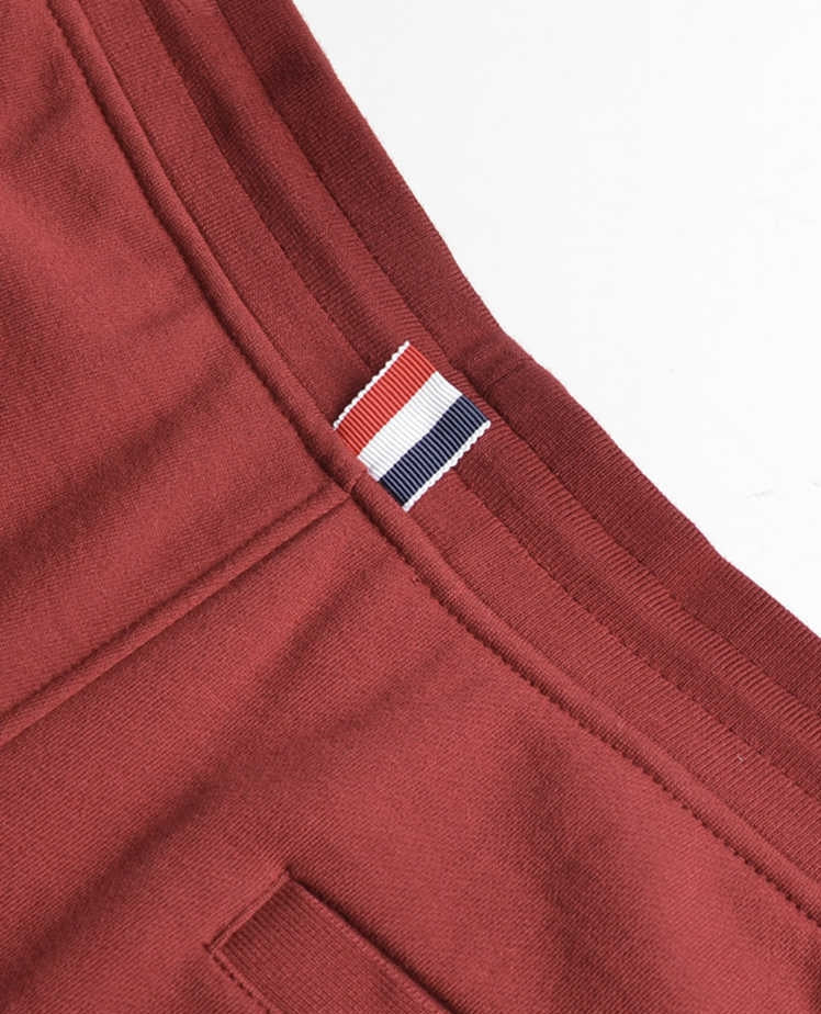 Red sweatpants