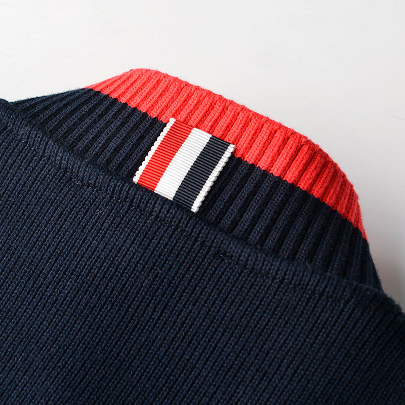 Color stripes coat