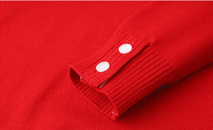 Crew neck knitted sweater