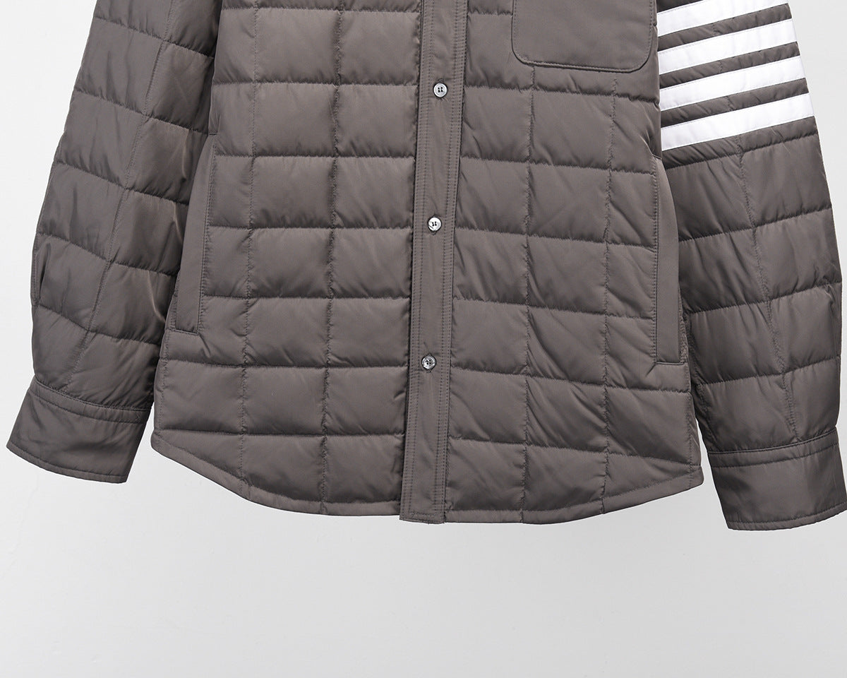 lapel down jacket