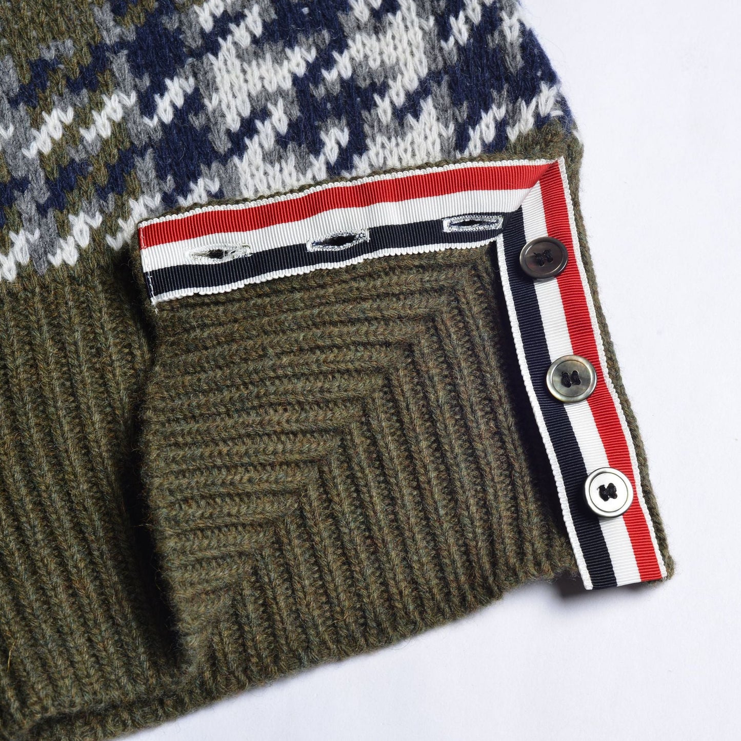 Plaid cardigan