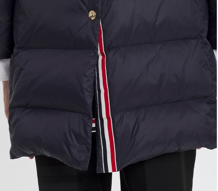 Top-grade mid-length down jacket