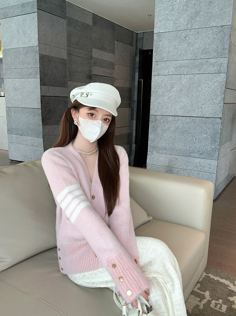 Mink-proof cardigan
