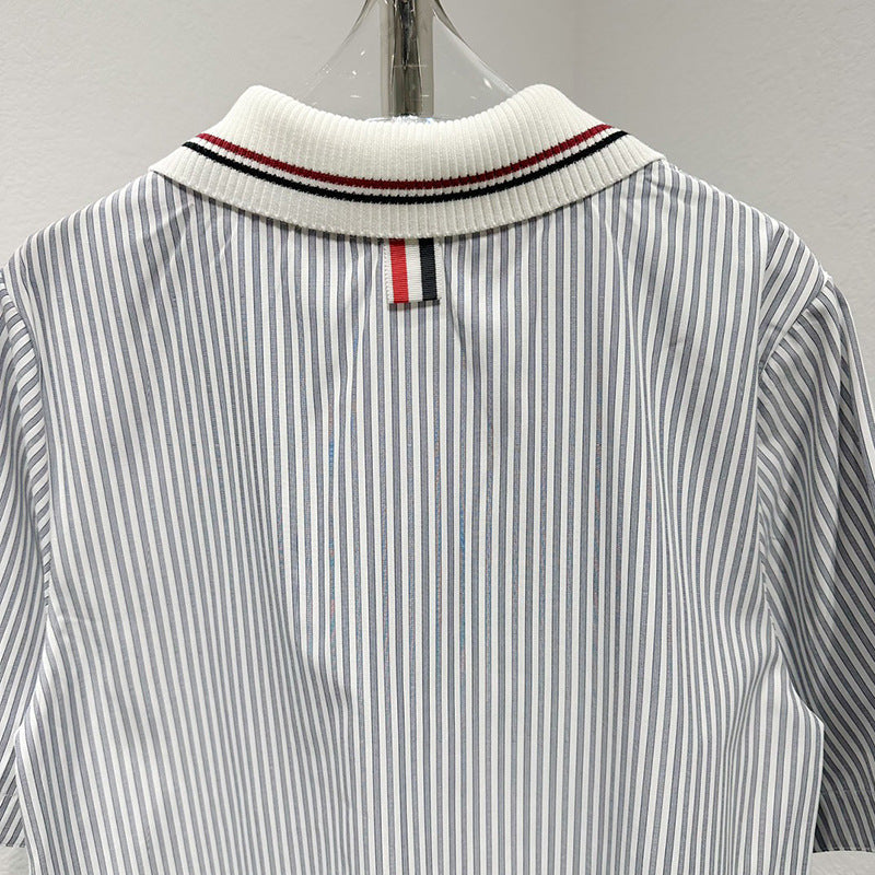 2025 Striped Shirt Dress
