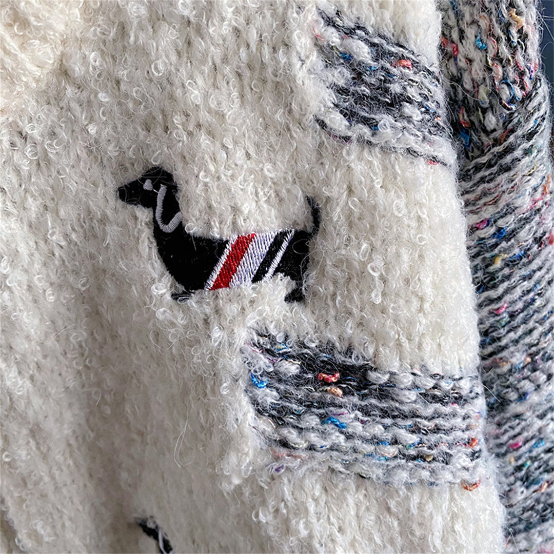 Embroidered sweater