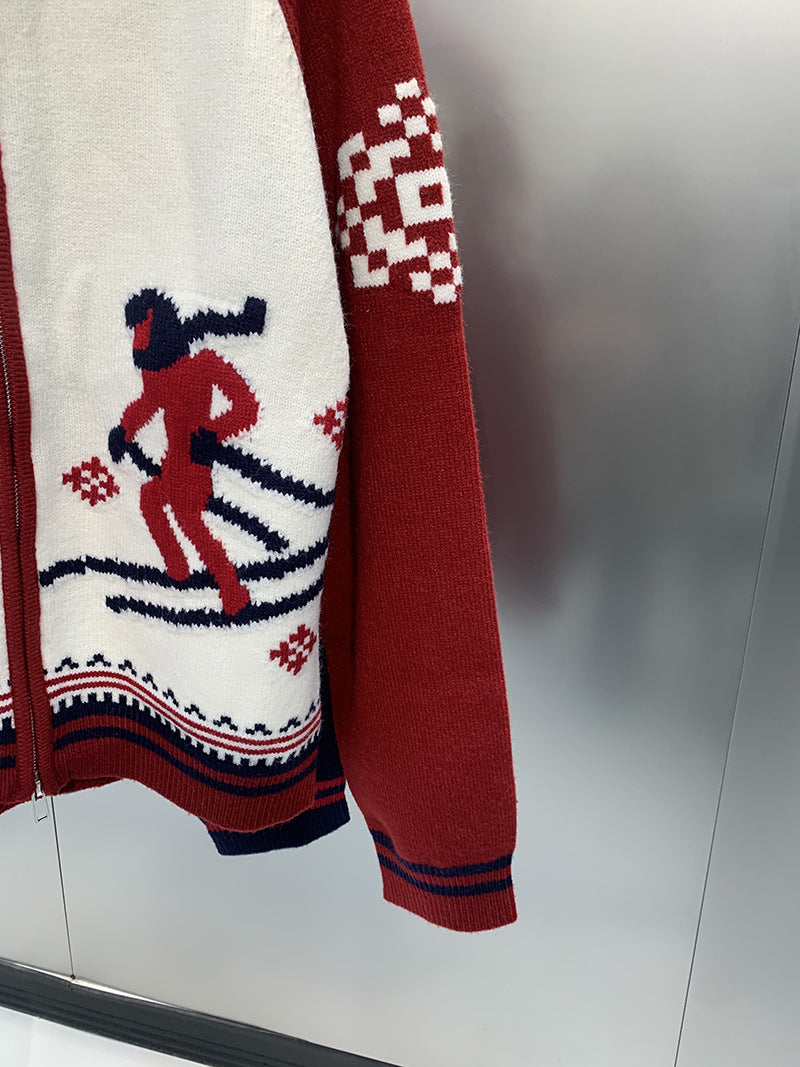 Wool Cardigan Sweater