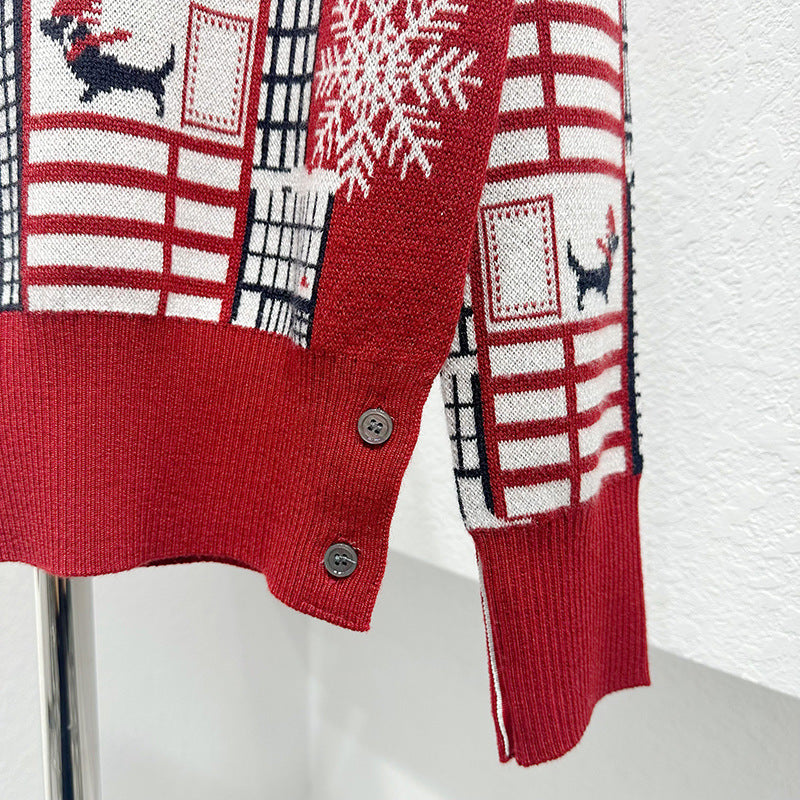 Wool knitted sweater