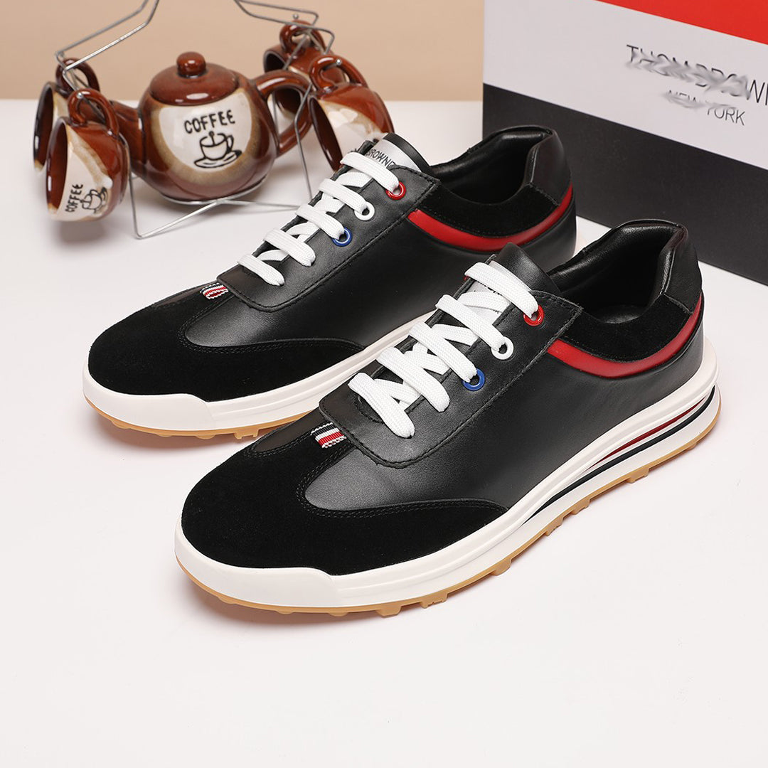 Leather sneakers
