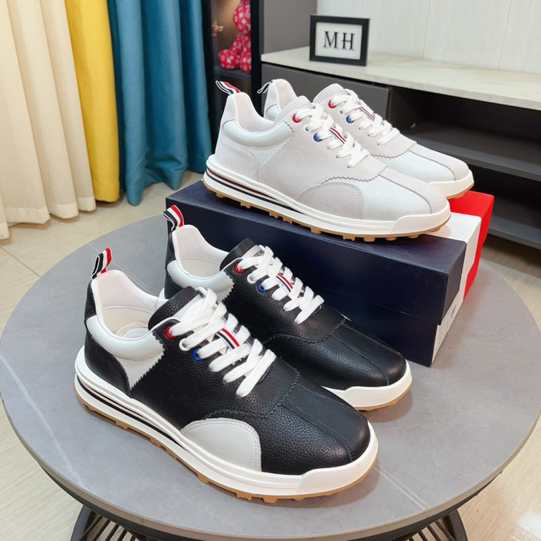 Leather sneakers
