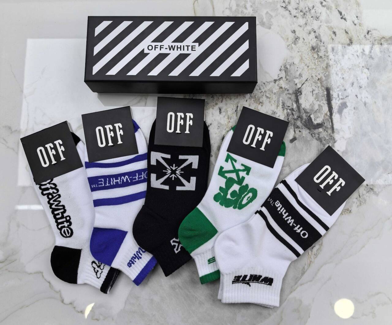 Off Pure cotton low-cut socks