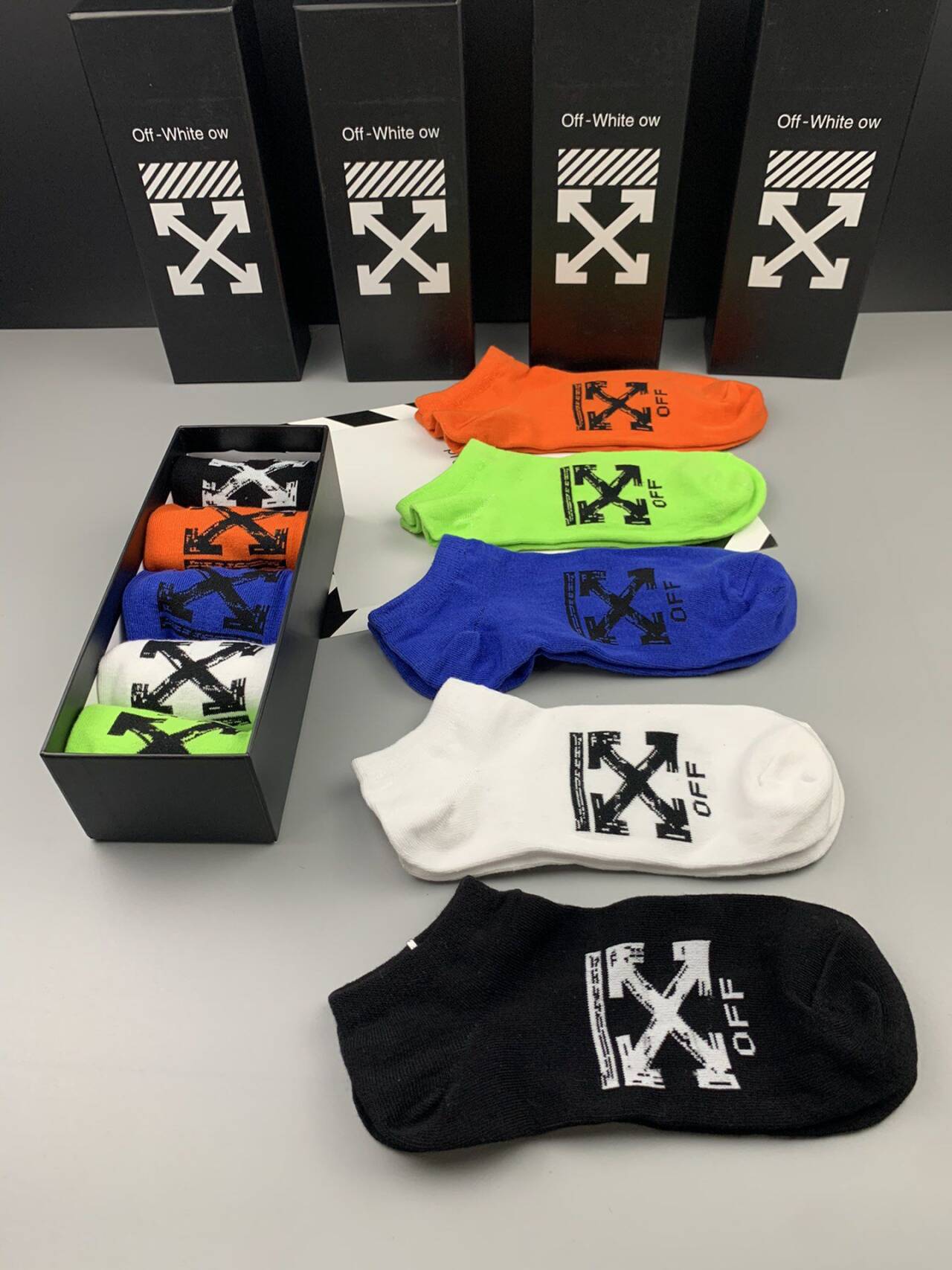 Off Pure cotton low-cut socks