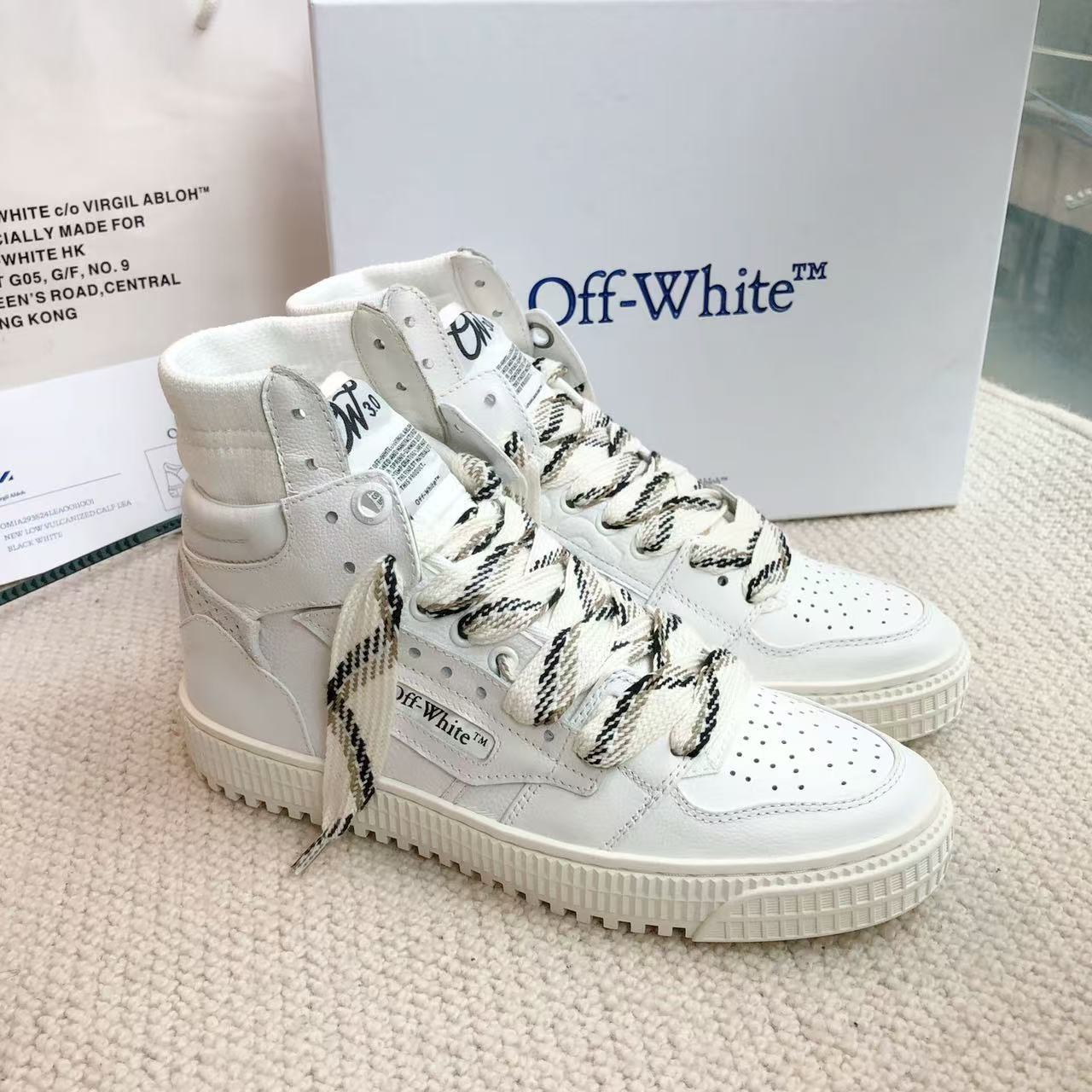 Off Unisex High-Top Casual Shoes