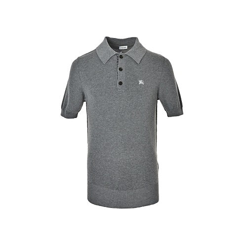 Burberry Short-Sleeve Knitted Polo Shirt
