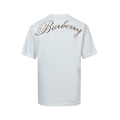 Burberry Embroidered Letter Short-Sleeve T-Shirt