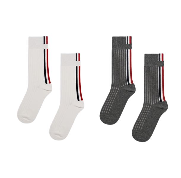 Four-pole cotton socks