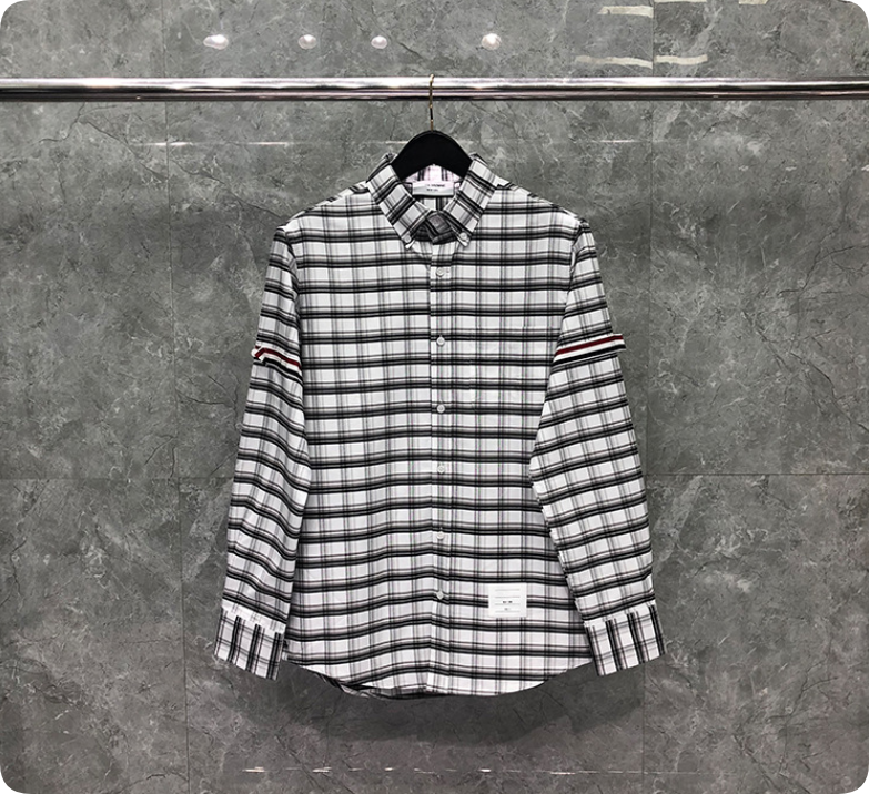 Plaid business shirt