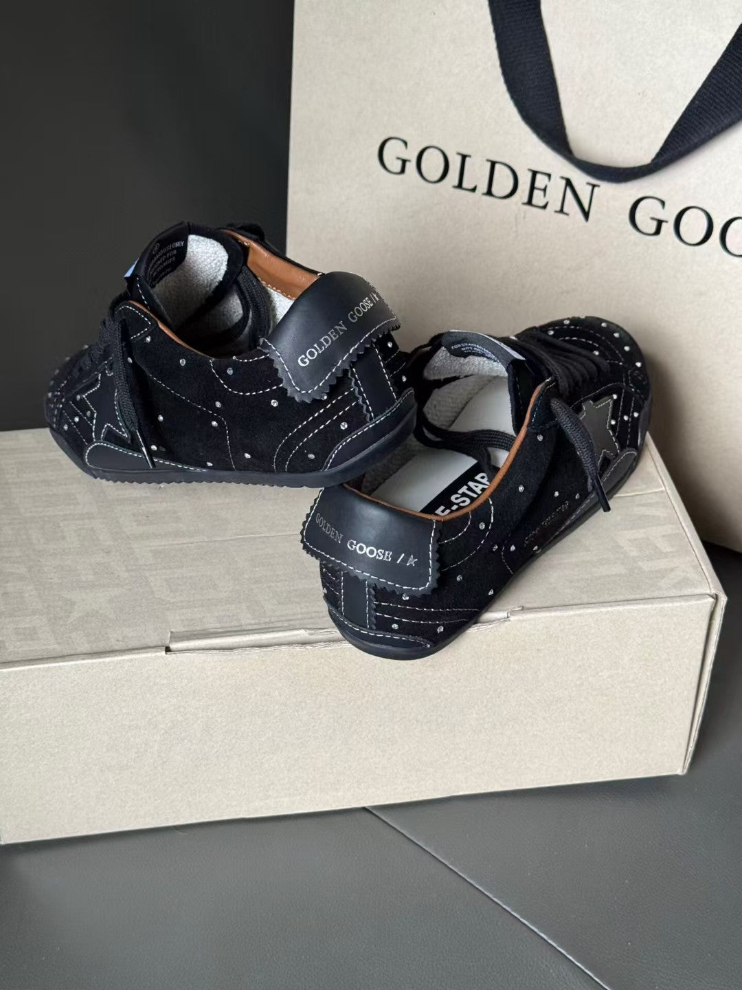 Golden Goose Vintage Distressed Sneakers #139