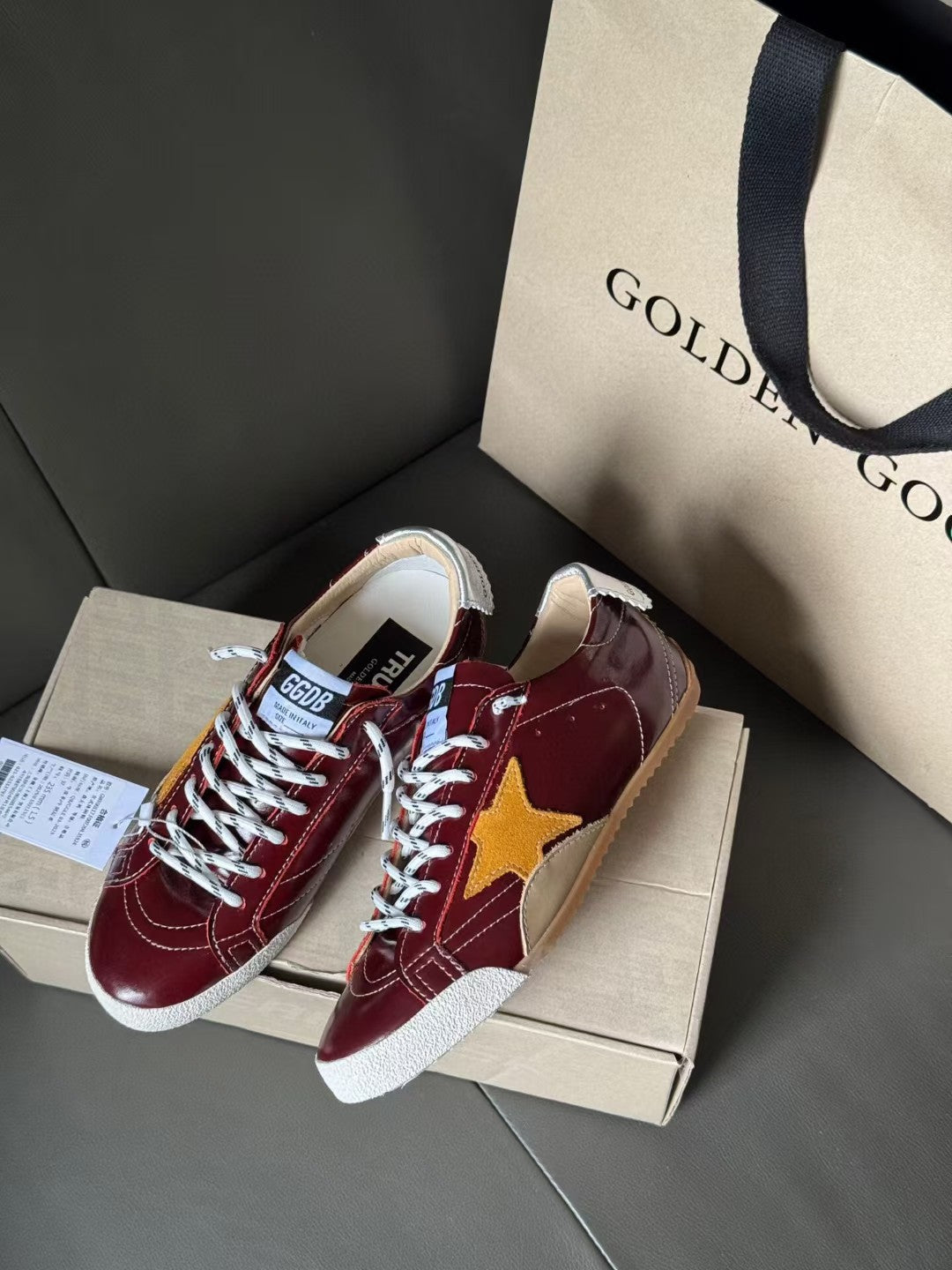 Golden Goose Vintage Distressed Sneakers #293