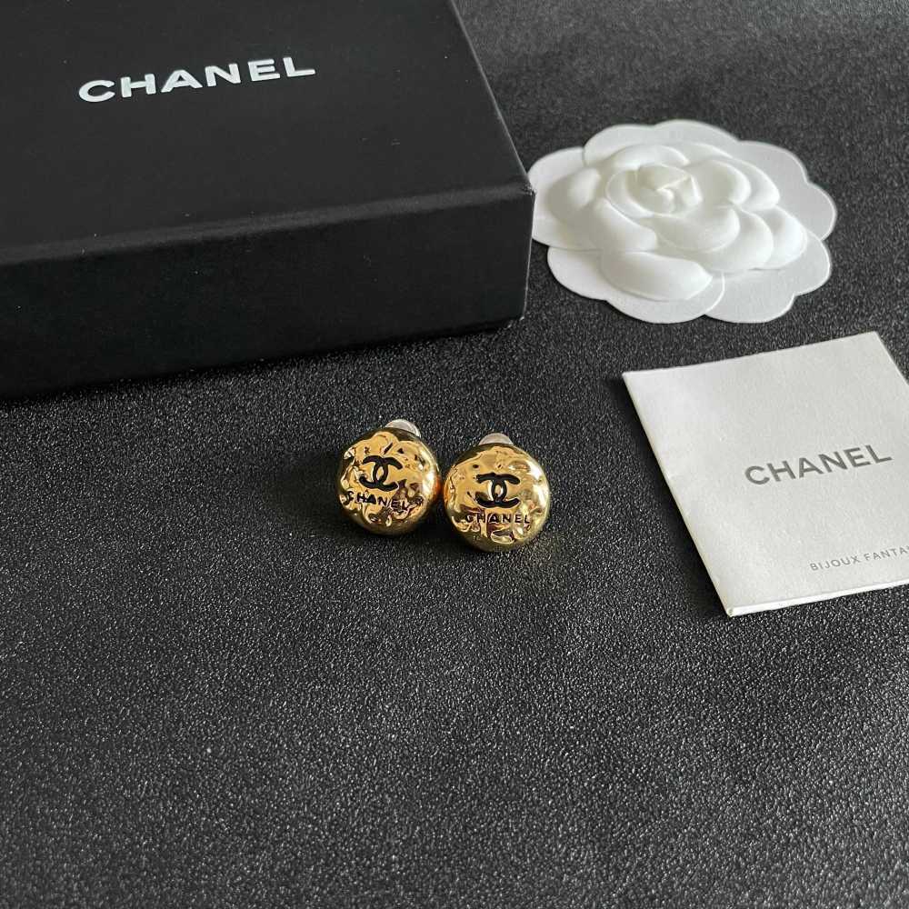 Chanel Vintage Double C Earrings