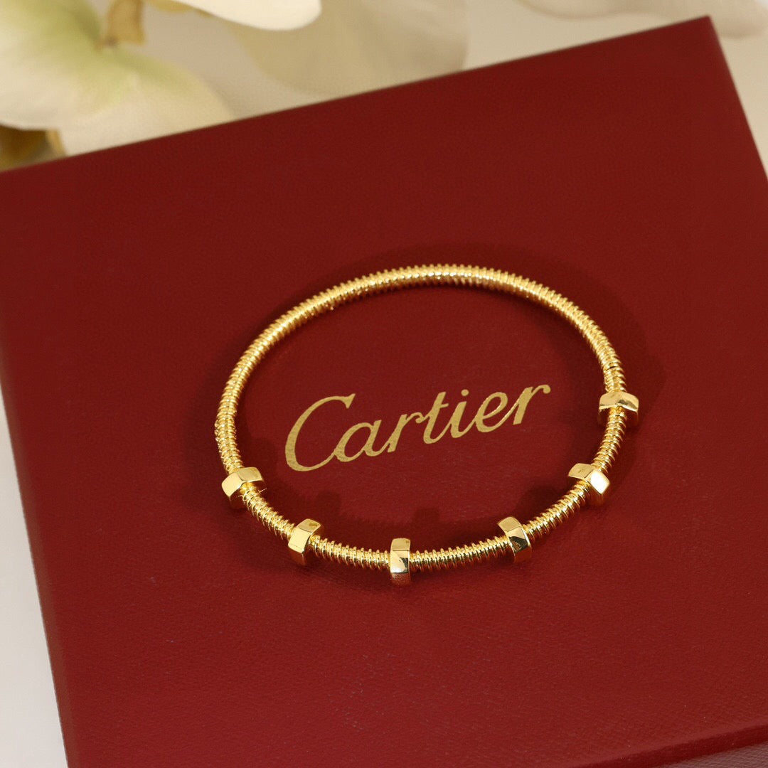 Cartier-style Screw Bracelet