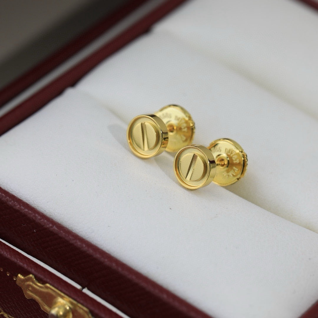 Cartier Screw-Style Stud Earrings