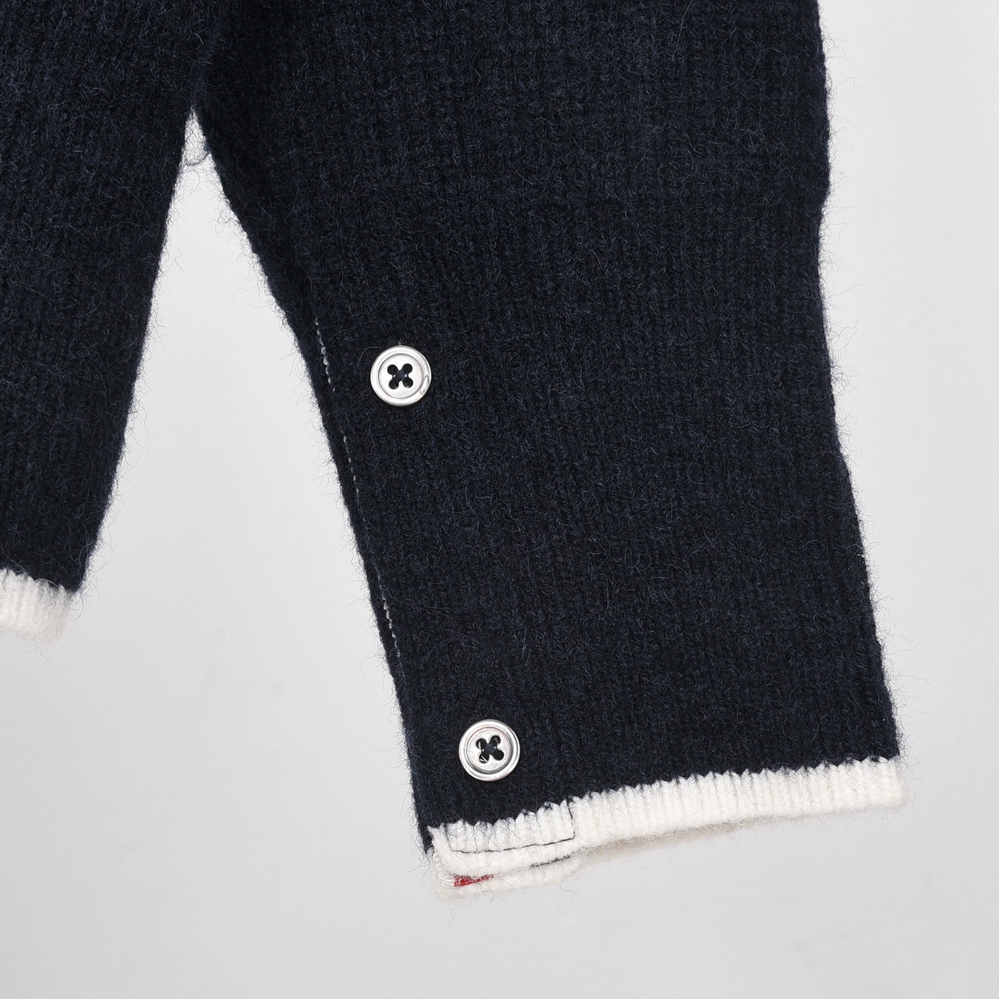 Knitted hoodie