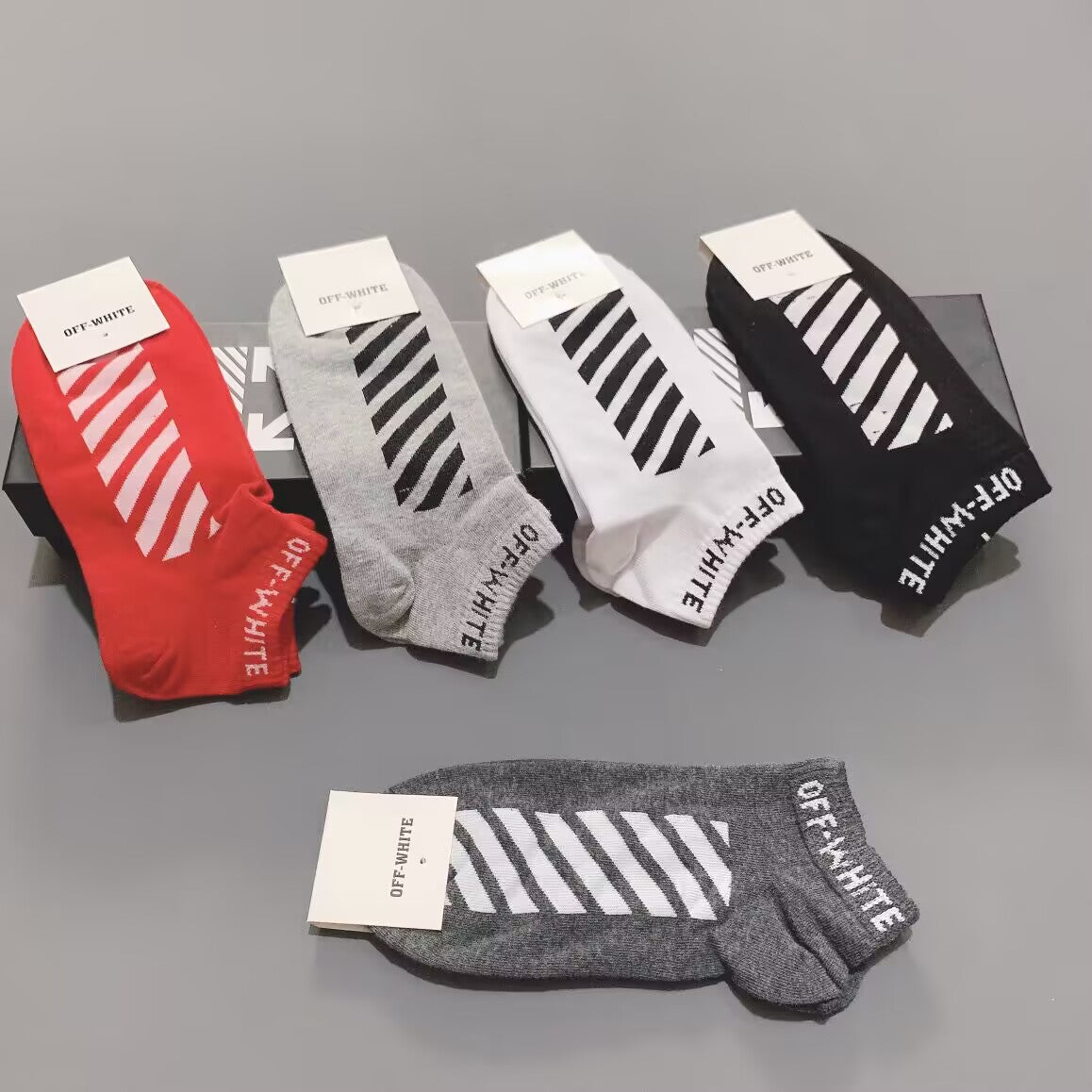 Off Pure cotton low-cut socks