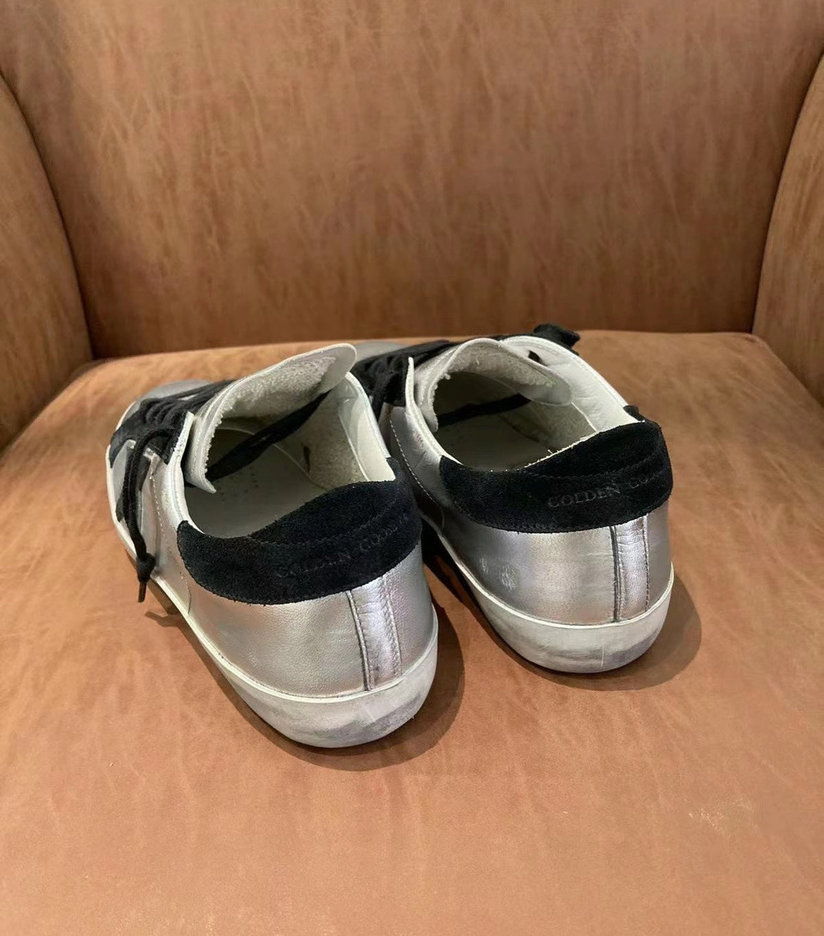 Golden Goose Vintage Distressed Sneakers #296