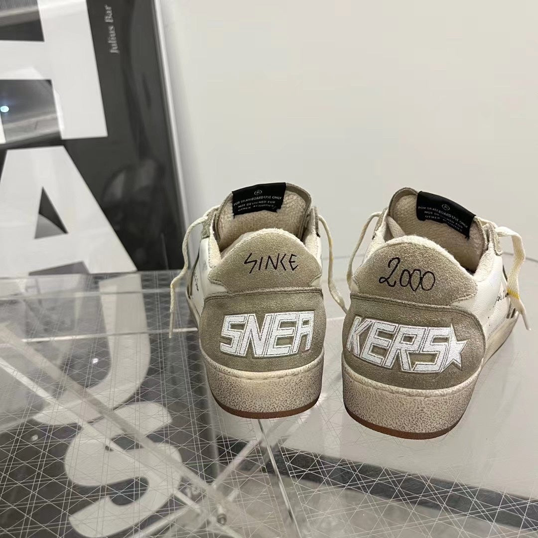 Golden Goose Vintage Distressed Sneakers #271