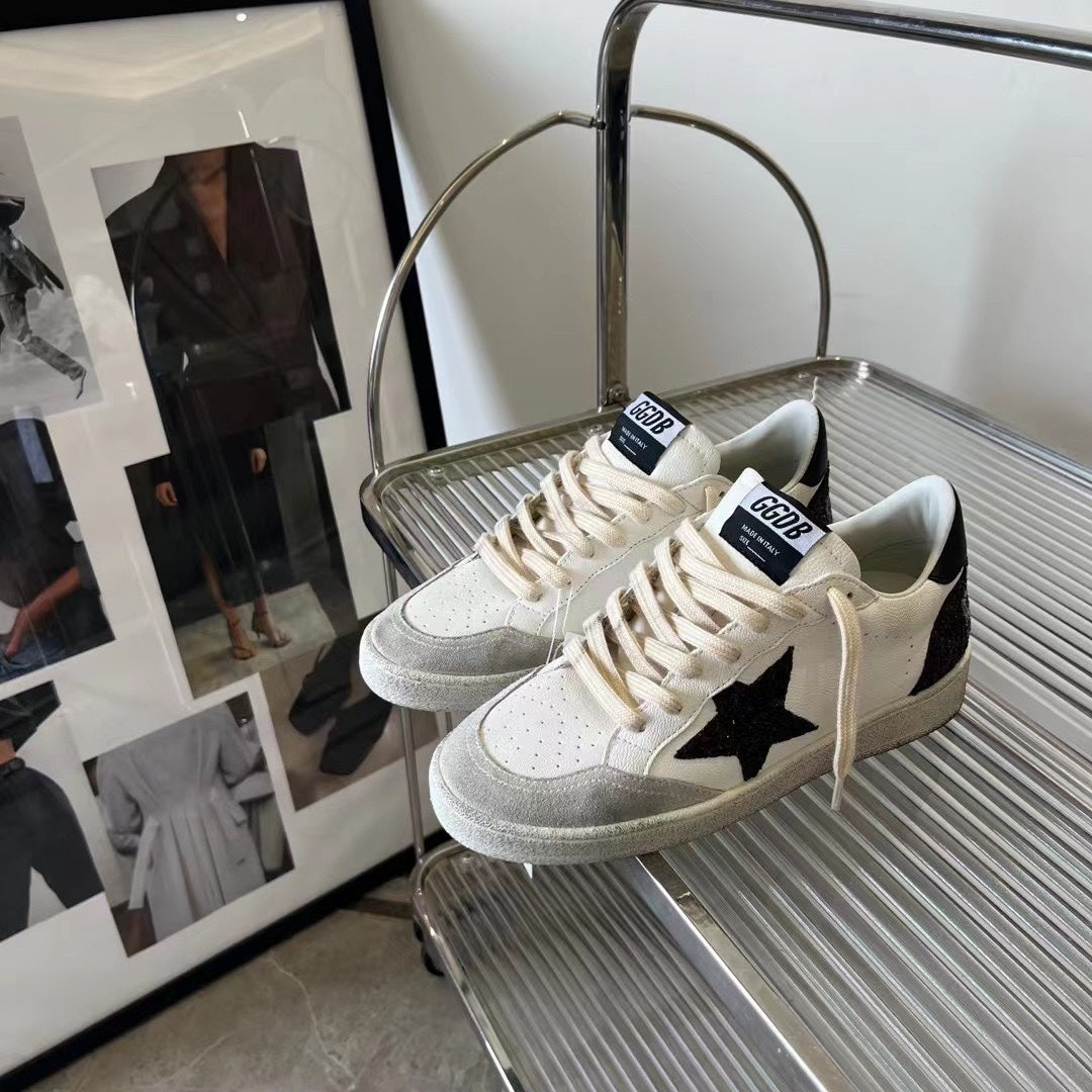 Golden Goose Vintage Distressed Sneakers #254