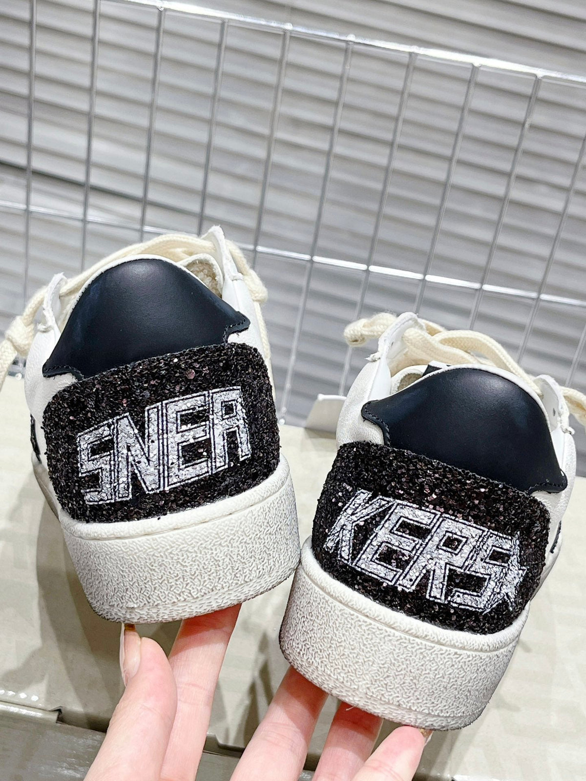 Golden Goose Vintage Distressed Sneakers #125