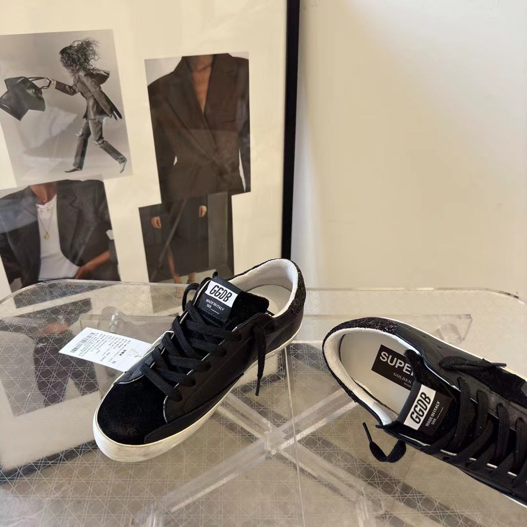 Golden Goose Vintage Distressed Sneakers #161