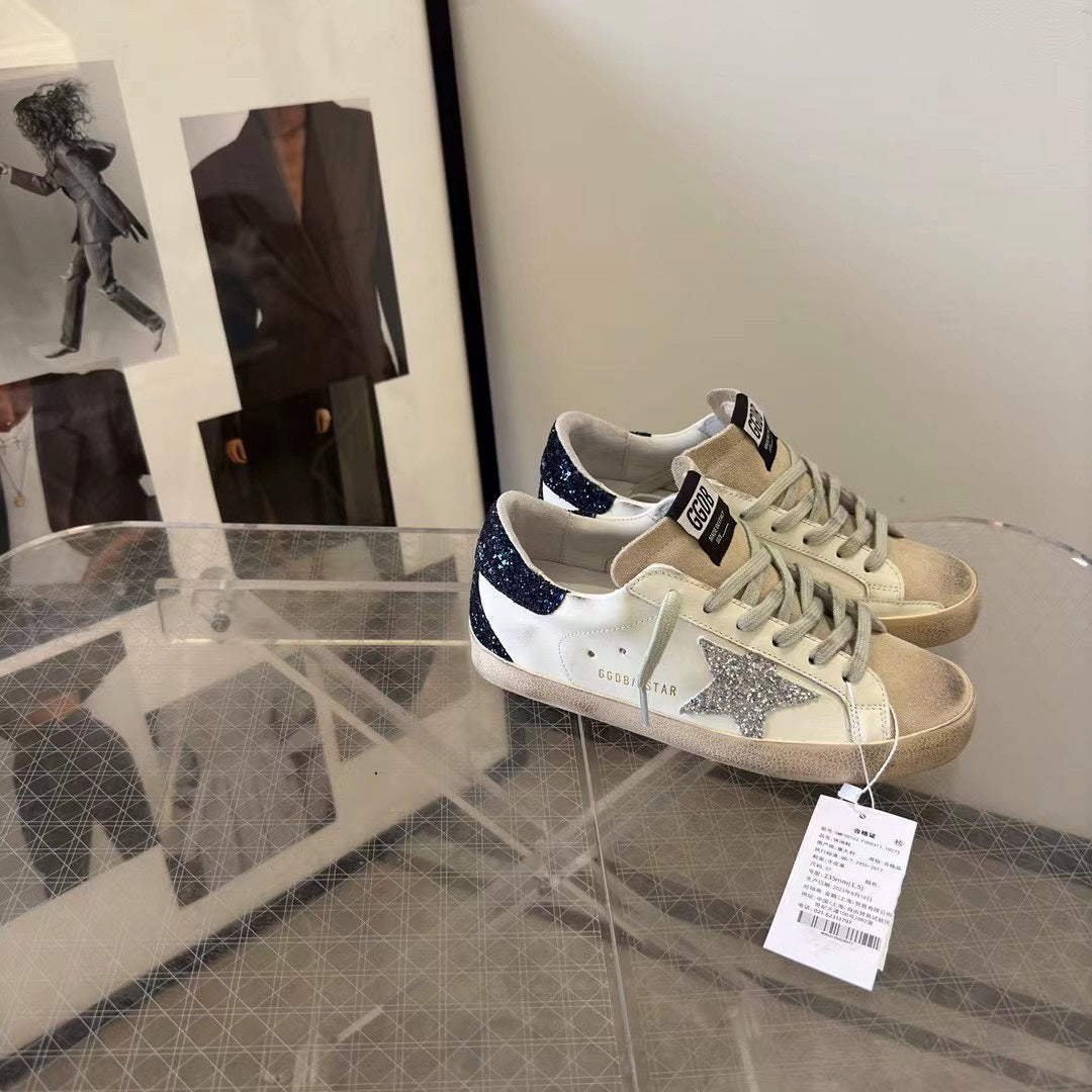 Golden Goose Vintage Distressed Sneakers #118