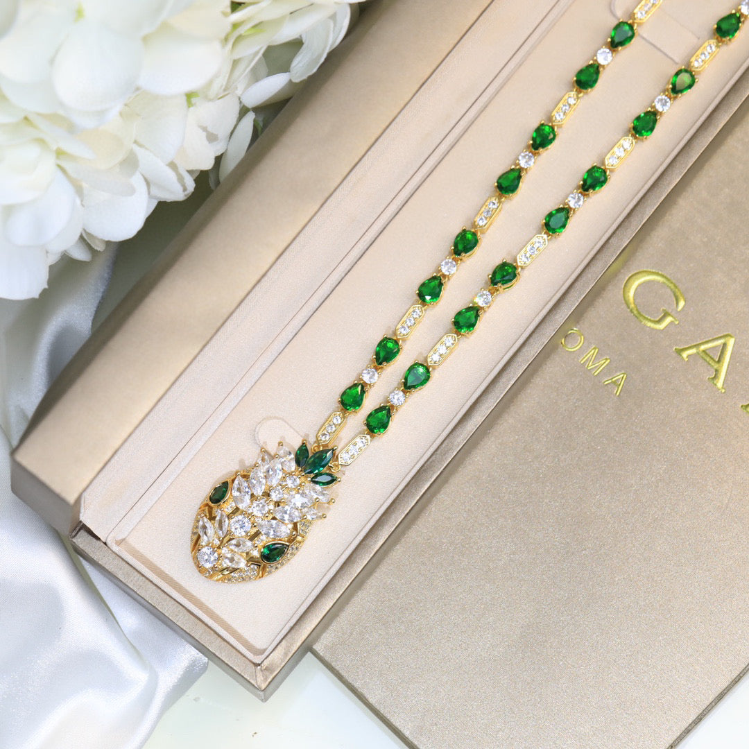 BVLGARI Crystal Serpenti Necklace