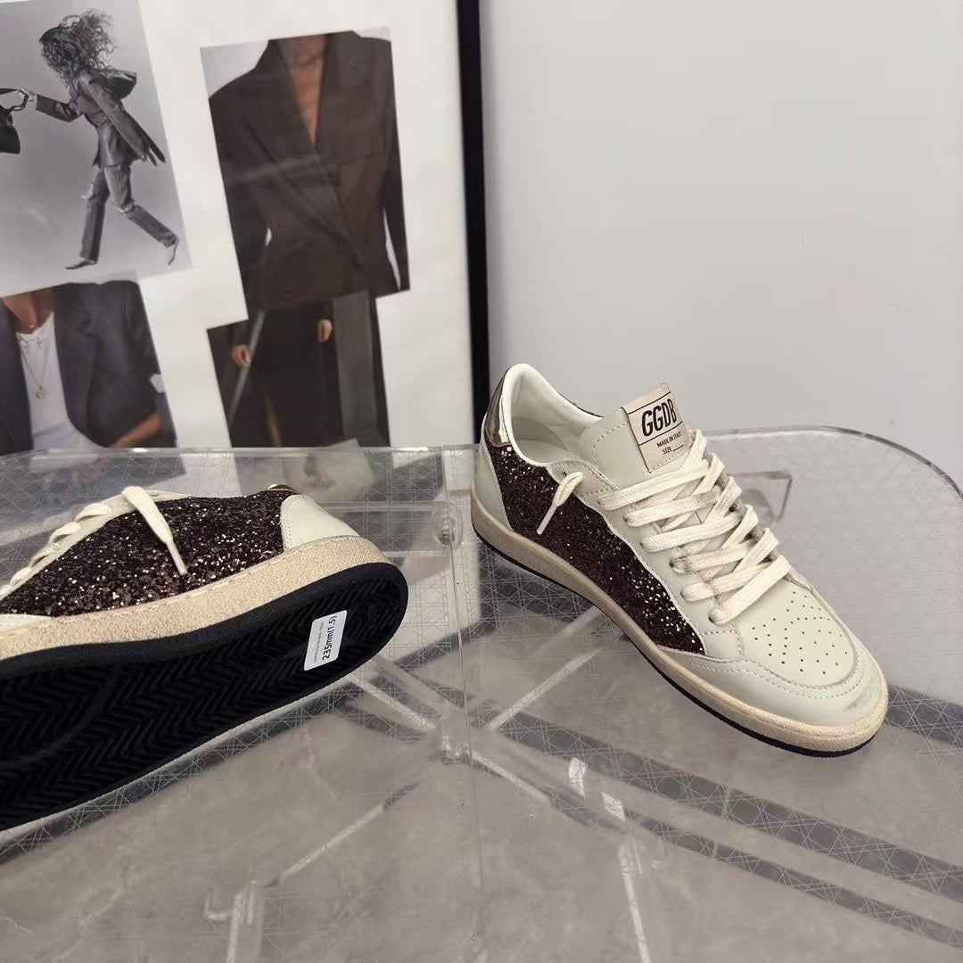 Golden Goose Vintage Distressed Sneakers #221