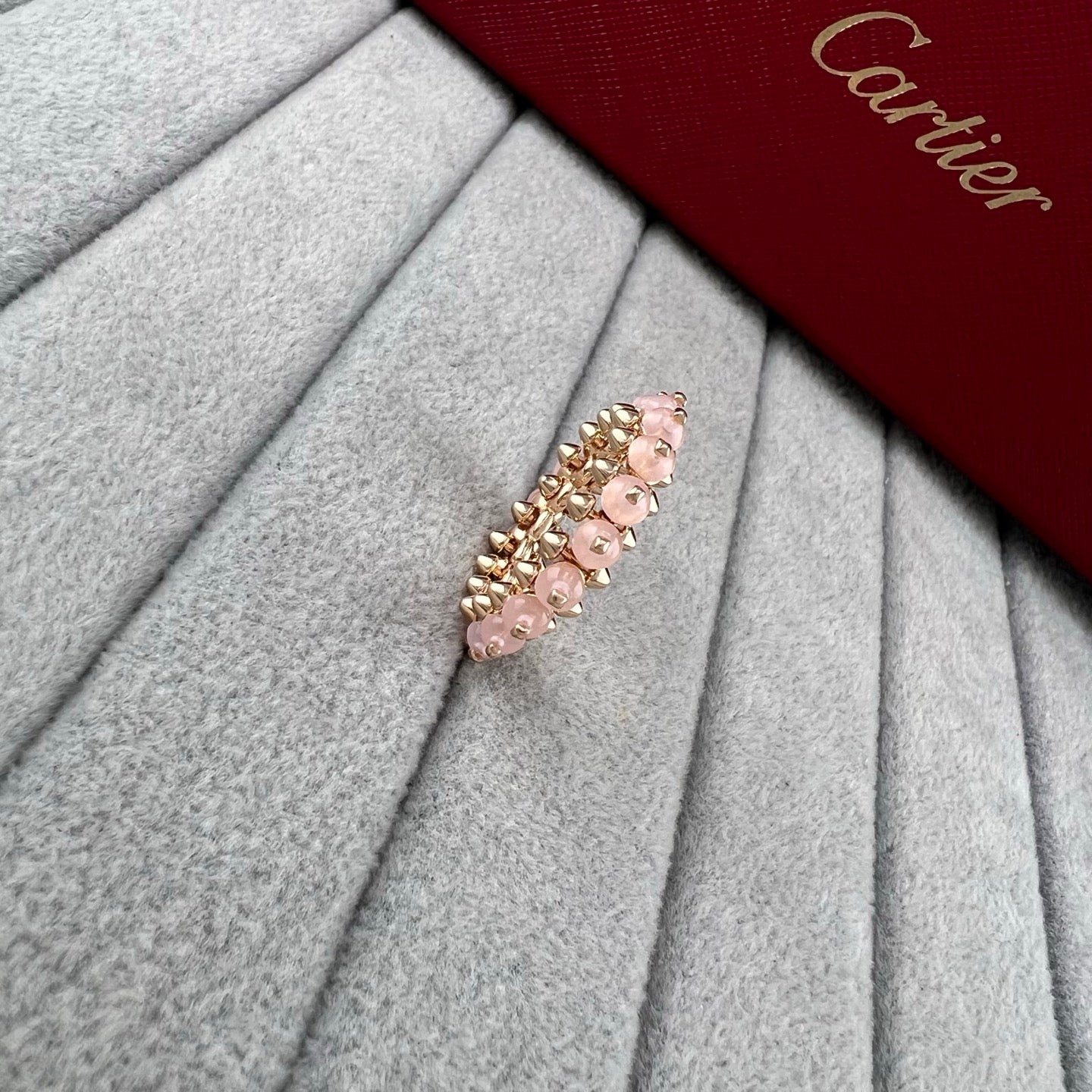 Cartier Studded Multi-Gemstone Pendant Ring