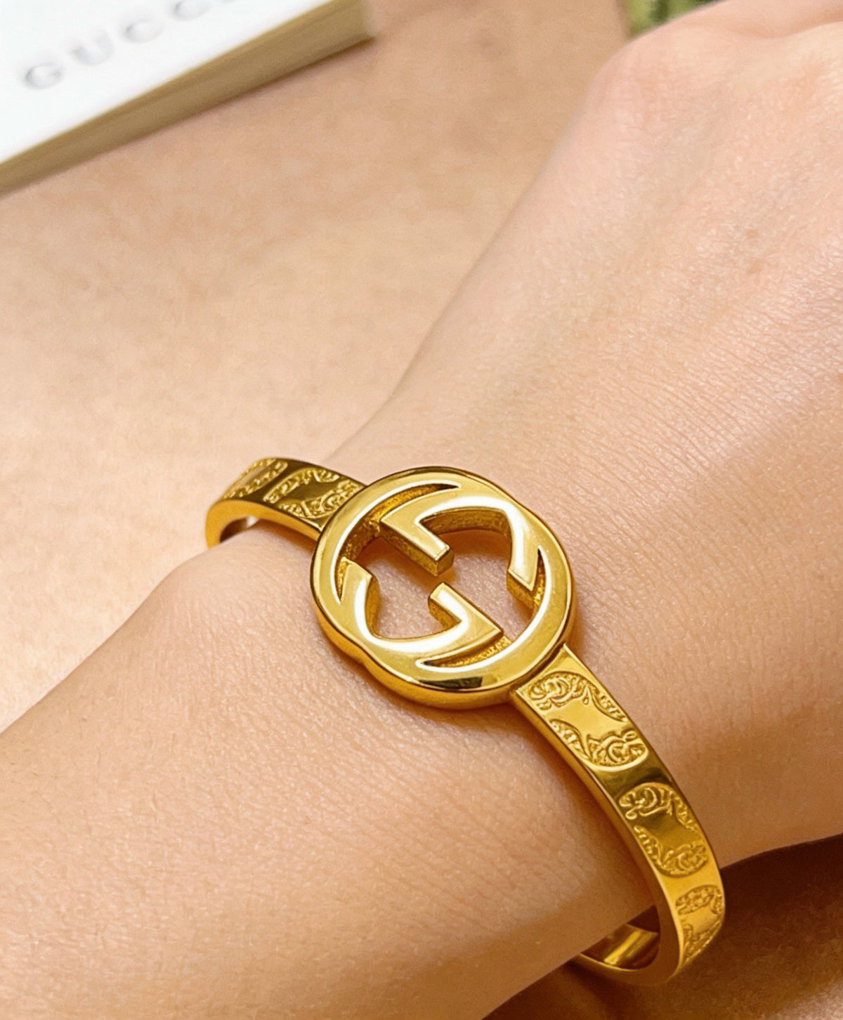 Gucci Vintage Double G Bracelet