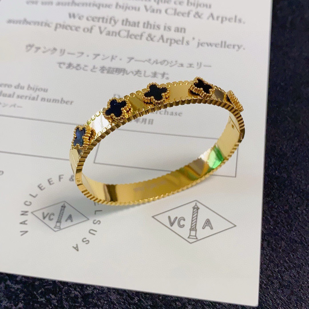 Van Cleef & Arpels-Style Clover Bracelet