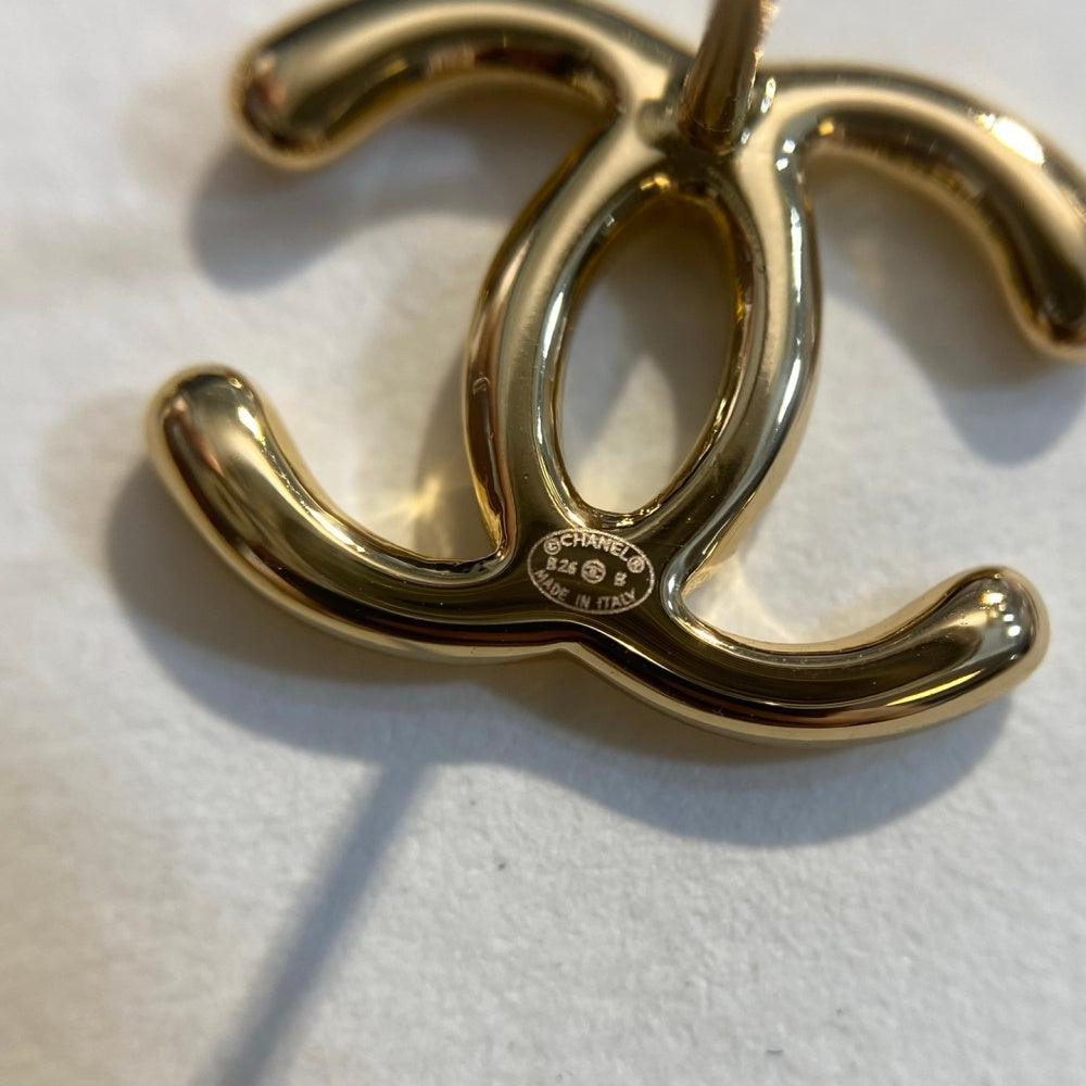 Chanel Vintage Double C Earrings