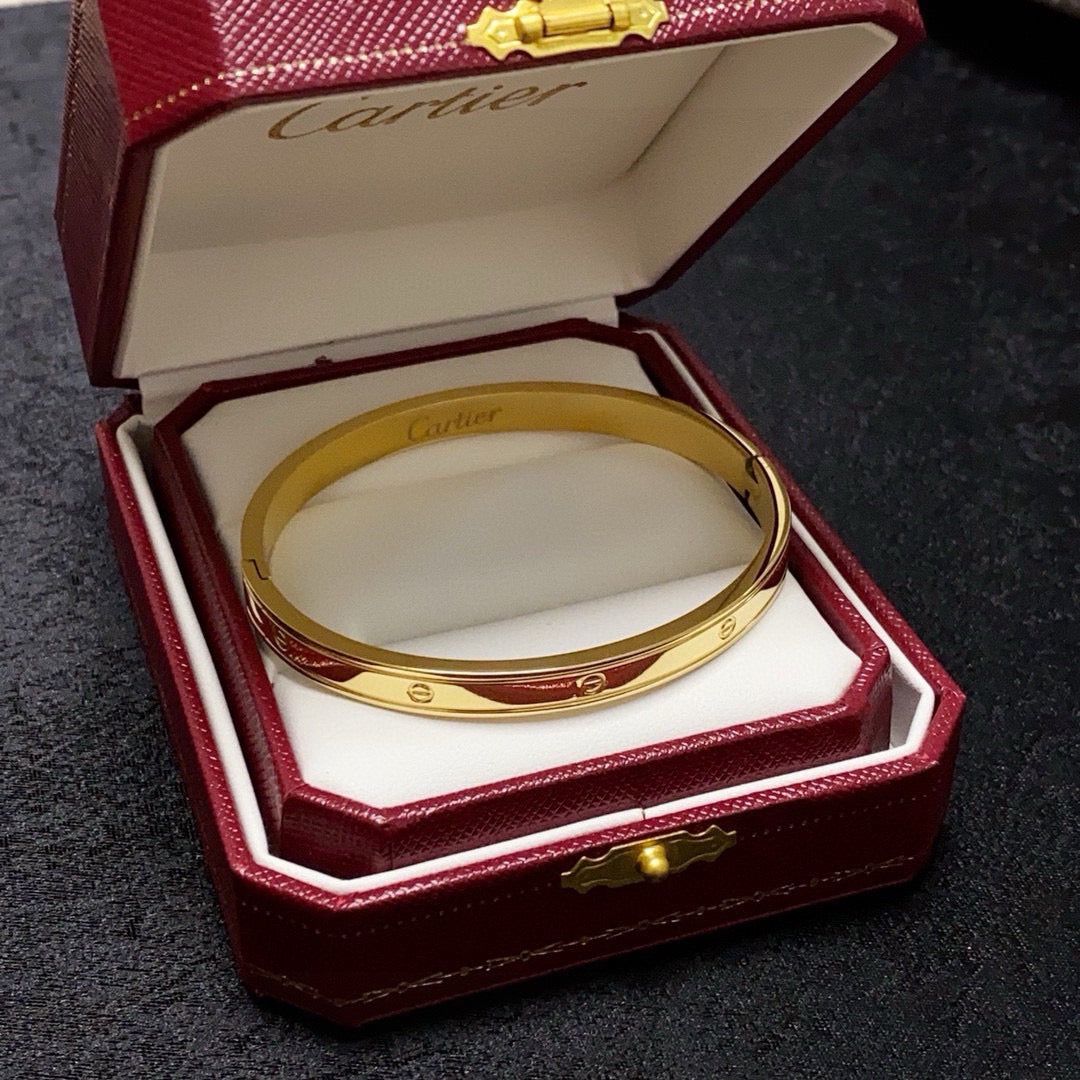18K Gold-Plated Cartier Bracelet