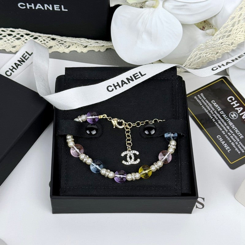 18K Chanel 26C Color Crystal Bracelet