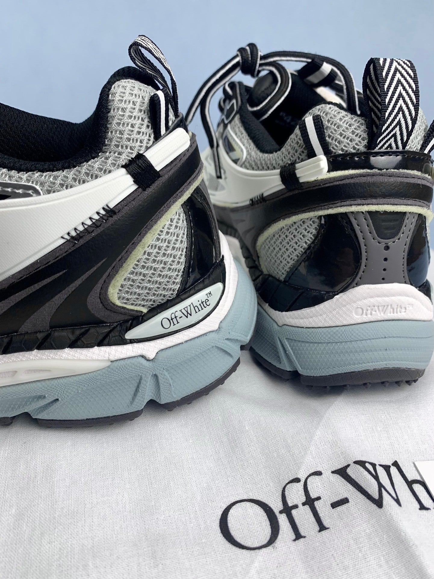 Off Black and Grey Sneakers