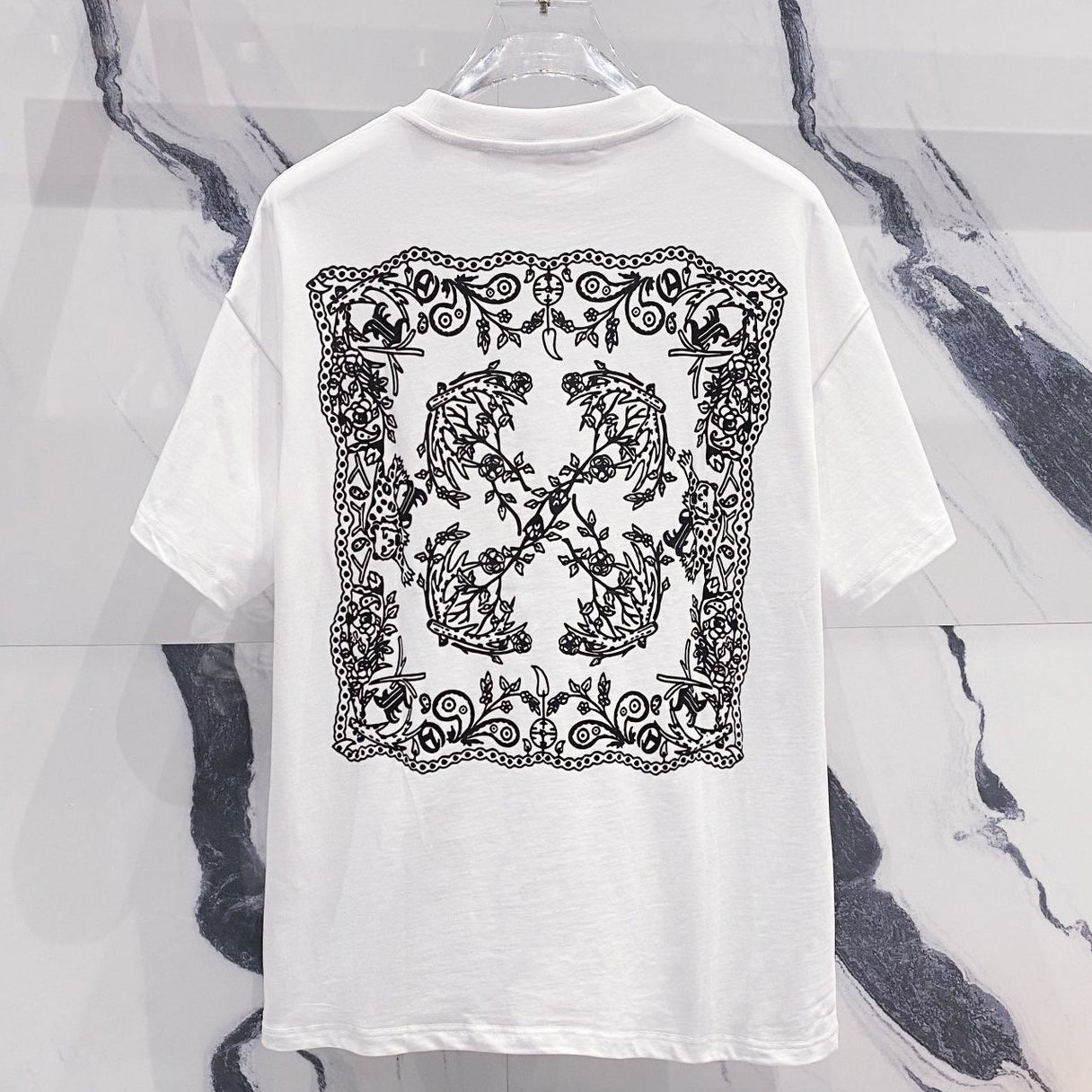 OFF Arrow Logo Cotton T-shirt#28
