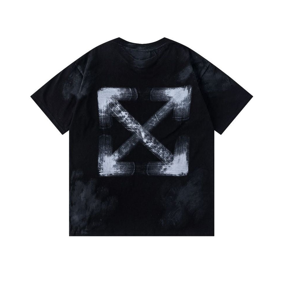 OFF  Ink-splatter graffiti T-shirt