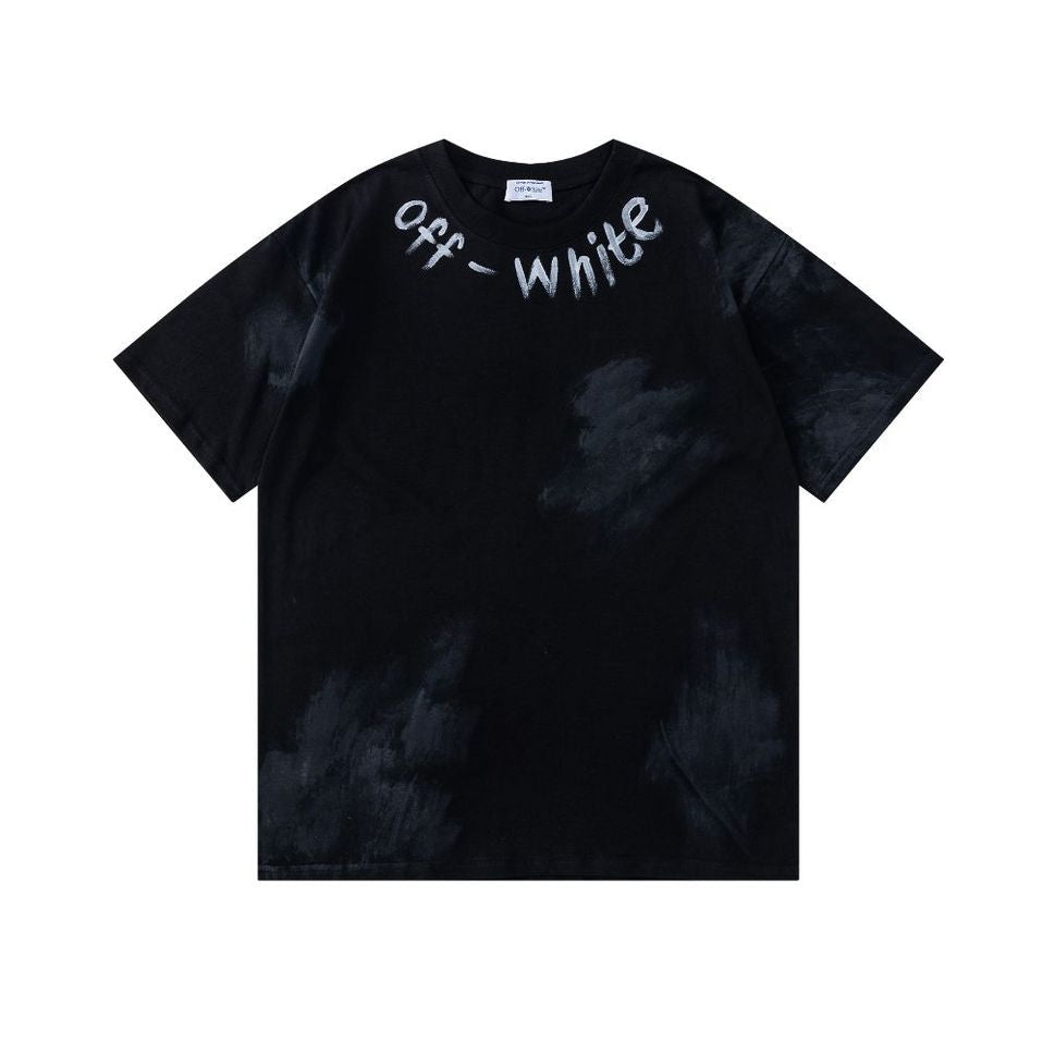 OFF  Ink-splatter graffiti T-shirt