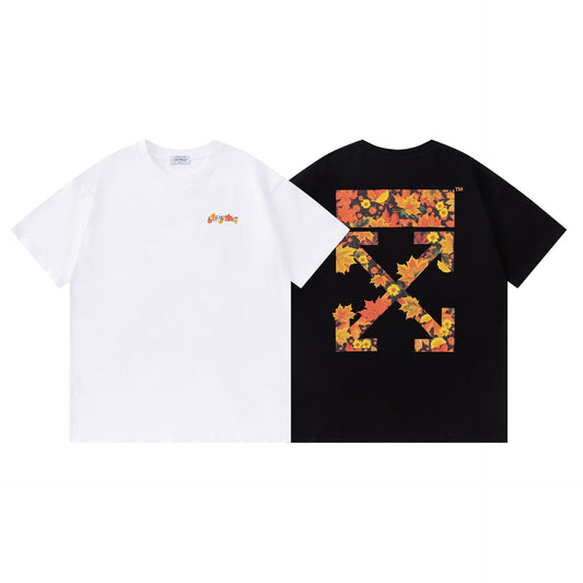 OFF  Chrysanthemum-pattern T-shirt