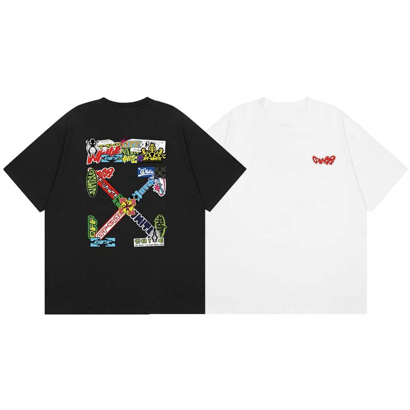 OFF Arrow Logo Cotton T-shirt