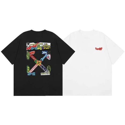 OFF Arrow Logo Cotton T-shirt
